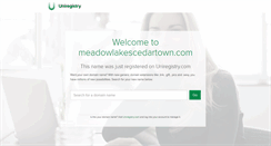 Desktop Screenshot of meadowlakescedartown.com